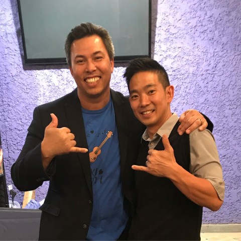 Carmelo and Jake Shimabukuro